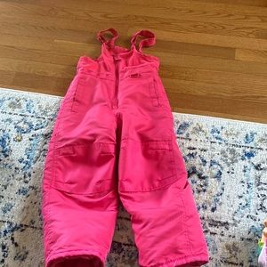 Girl snow bibs 4t